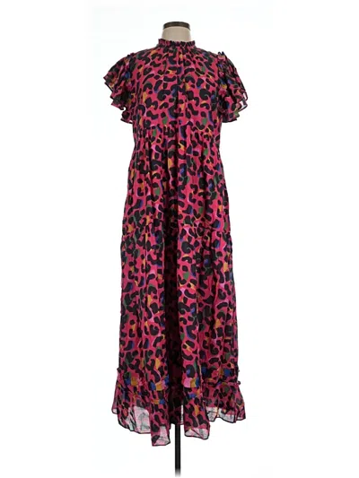 Pre-owned Briton Court Casual Dress In Pink