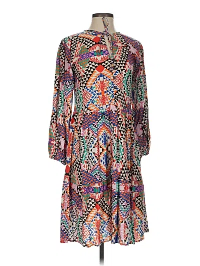 Pre-owned Briton Court Casual Dress In Purple