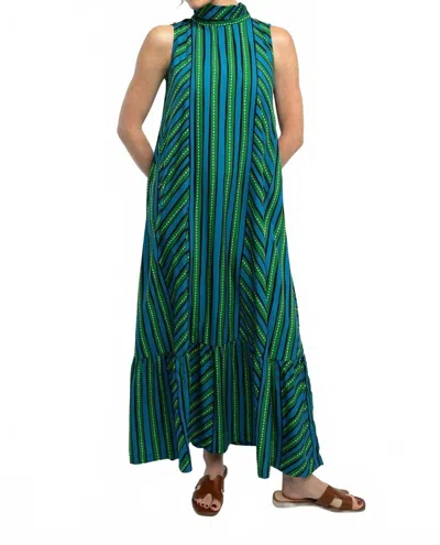 Briton Court Charli Maxi Dress In Jade Green