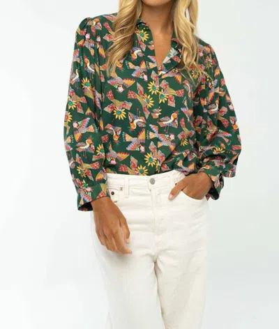 Briton Court Christy Top In Kelly Green