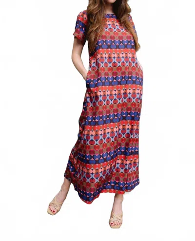 Briton Court Diana Maxi Dress In Multi