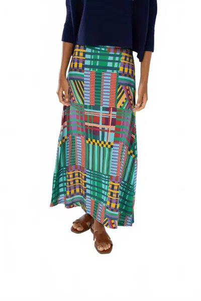 Briton Court Fall Plaid Tiffany Skirt In Jdg In Multi