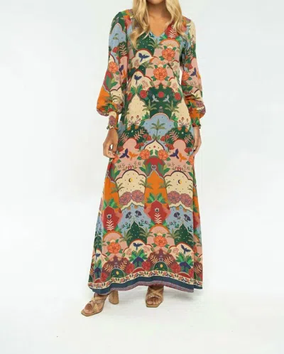 Briton Court Layla Maxi Dress In Multi