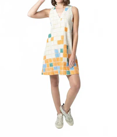 Briton Court Myla Mini Dress In Cream In White