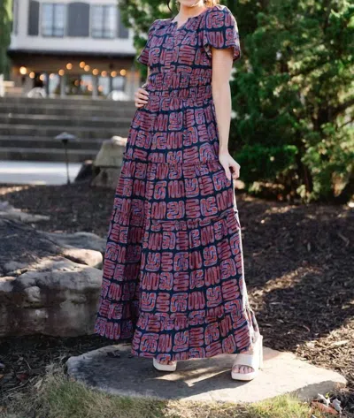 Briton Court Willow Dress In Dahlia Purple