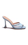 Britt Netta Candy Mesh Mules In Blue