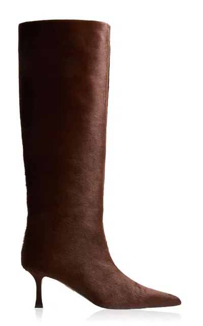 Britt Netta Odette Calf Hair Boots In Brown