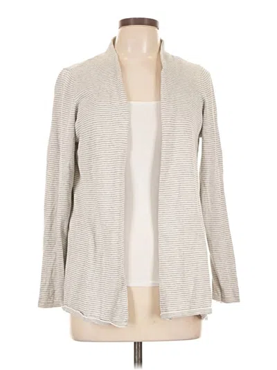 Pre-owned Brittany Black Cardigan Sweater In Gray