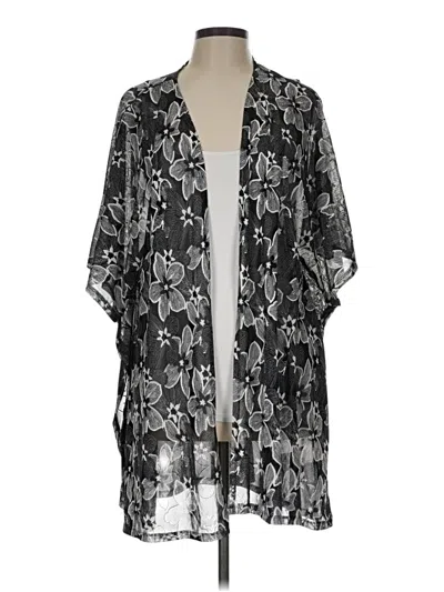 Pre-owned Brittany Black Kimono In Black