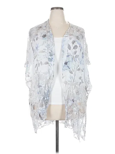 Pre-owned Brittany Black Kimono In Silver