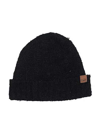 Pre-owned Britt's Knits Beanie Hat In Black