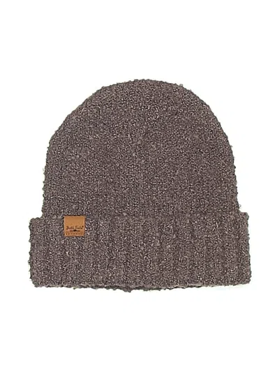 Pre-owned Britt's Knits Beanie Hat In Brown