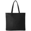 BRIX + BAILEY BLACK WOMEN'S LEATHER EVERYDAY TOTE SHOPPER BAG