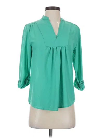 Pre-owned Brixon Ivy 3/4 Sleeve T-shirt In Teal