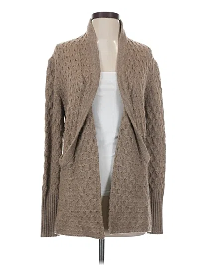 Pre-owned Brixon Ivy Cardigan Sweater In Brown
