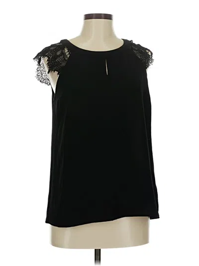Pre-owned Brixon Ivy Sleeveless Blouse In Black