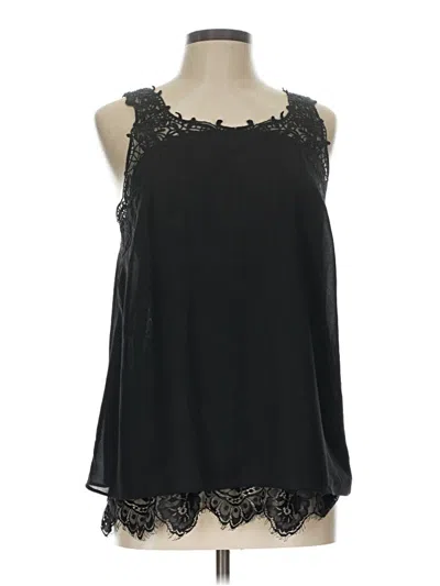 Pre-owned Brixon Ivy Sleeveless Blouse In Black