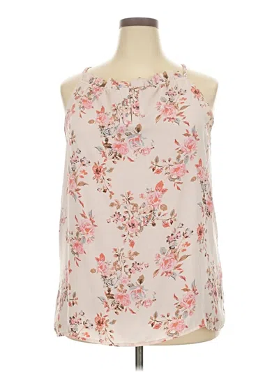 Pre-owned Brixon Ivy Sleeveless Blouse In Pink