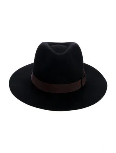 Pre-owned Brixtol Textiles Fedora In Brown