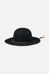 Brixton 20th Anniversary Tiller Hat In Black In Black