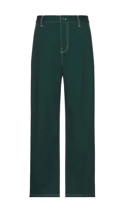 Brixton Baggy Skate Panst In Green