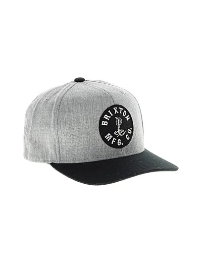 Pre-owned Brixton Baseball Cap In Gray