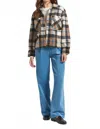 Brixton Bowery Plaid Flannel Button-up Shirt In Multi