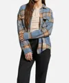 Brixton Bowery Plaid Flannel Button-up Shirt In Multi