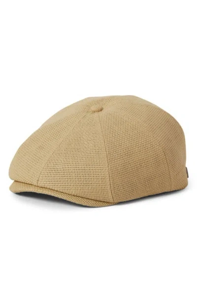 Brixton Brood Driving Cap In Brown
