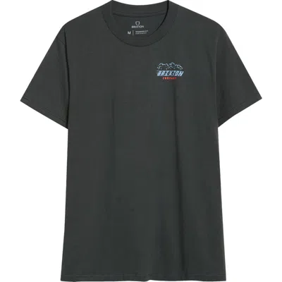 Brixton Bulldogger Graphic T-shirt In Black