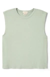 Brixton Carefree Organic Cotton Tank In Sage Green