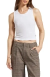 Brixton Classic Organic Cotton Tank In White