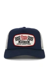 Brixton Coors Light Pit Stop Trucker Hat In Blue