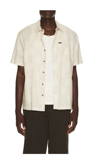 Brixton Cru Print Short Sleeve Shirt In Multi