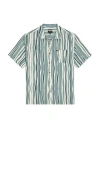 Brixton Cru Slub Relaxed Short Sleeve Shirt