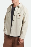 Brixton Durham Herringbone Shirt Jacket In Neutral