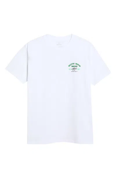 Brixton Dyson Graphic T-shirt In White