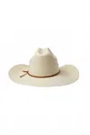 Brixton El Paso Straw Reserve Cowboy Hat In Off White In Neutral