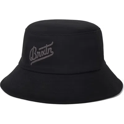 Brixton Eldon Packable Bucket Hat In Black