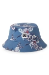 Brixton Eldon Packable Bucket Hat In Blue