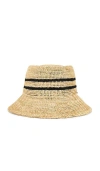 Brixton Ellee Straw Bucket Hat