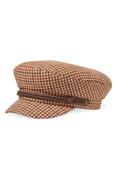 Brixton Fiddler Fisherman Cap In Tigers Eye/ Brown
