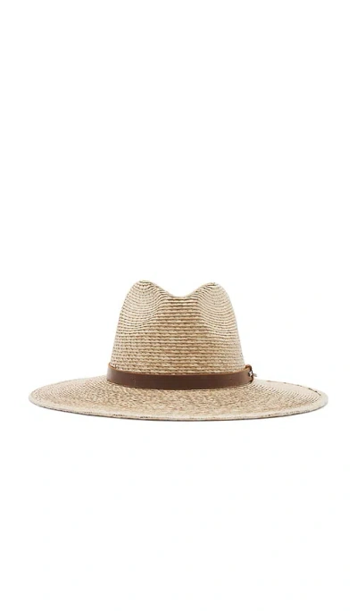 Brixton Field Proper Straw Hat In Blue