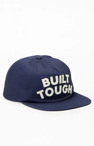 Brixton Ford Built Tough Snapback Hat In Navy