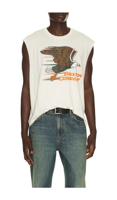Brixton Free Muscle Tank Top In White