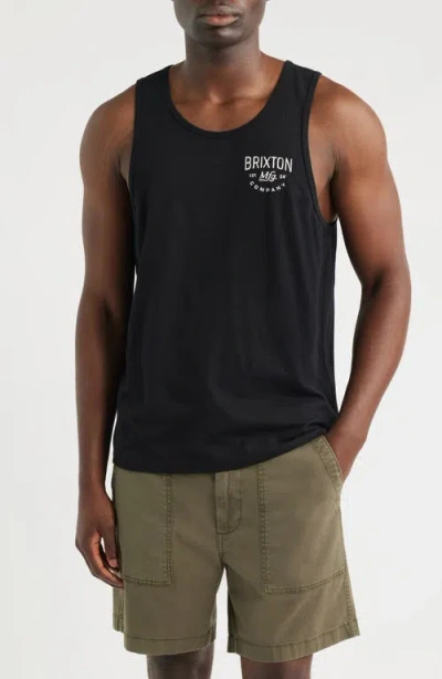 Brixton Fremont Logo Tank Top In Multi