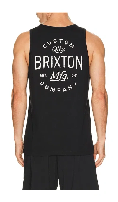 Brixton Fremont Tank Top In Black