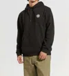 Brixton Gateway Patch Hood In Black In Black
