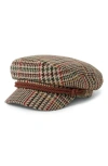 Brixton Gender Inclusive Fiddler Cap In Brown