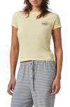 Brixton Good Times Cotton Graphic T-shirt In Panna Cotta